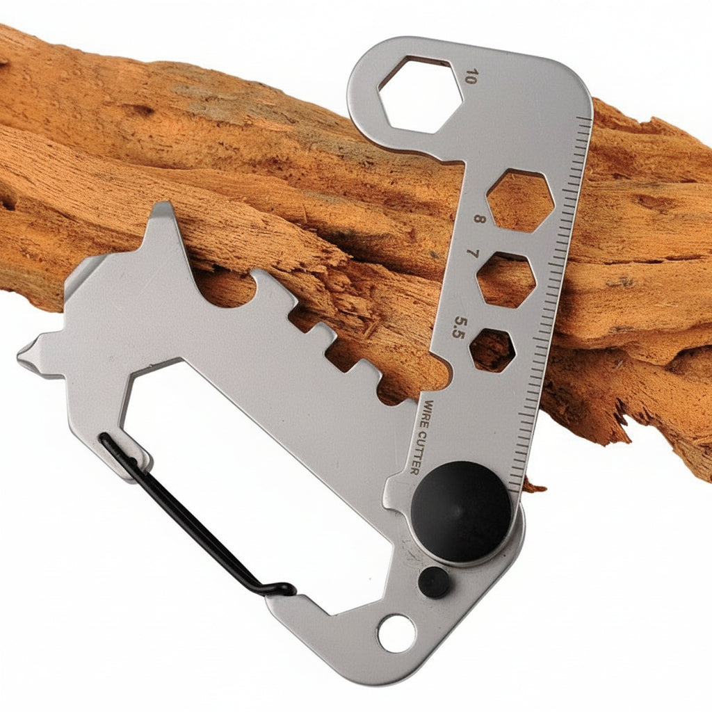 12-in-1 Compact Multi-Tool with Carabiner