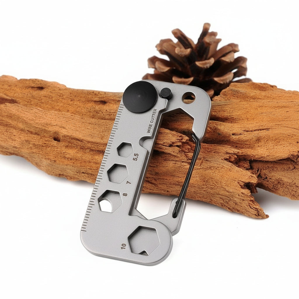 12-in-1 Compact Multi-Tool with Carabiner