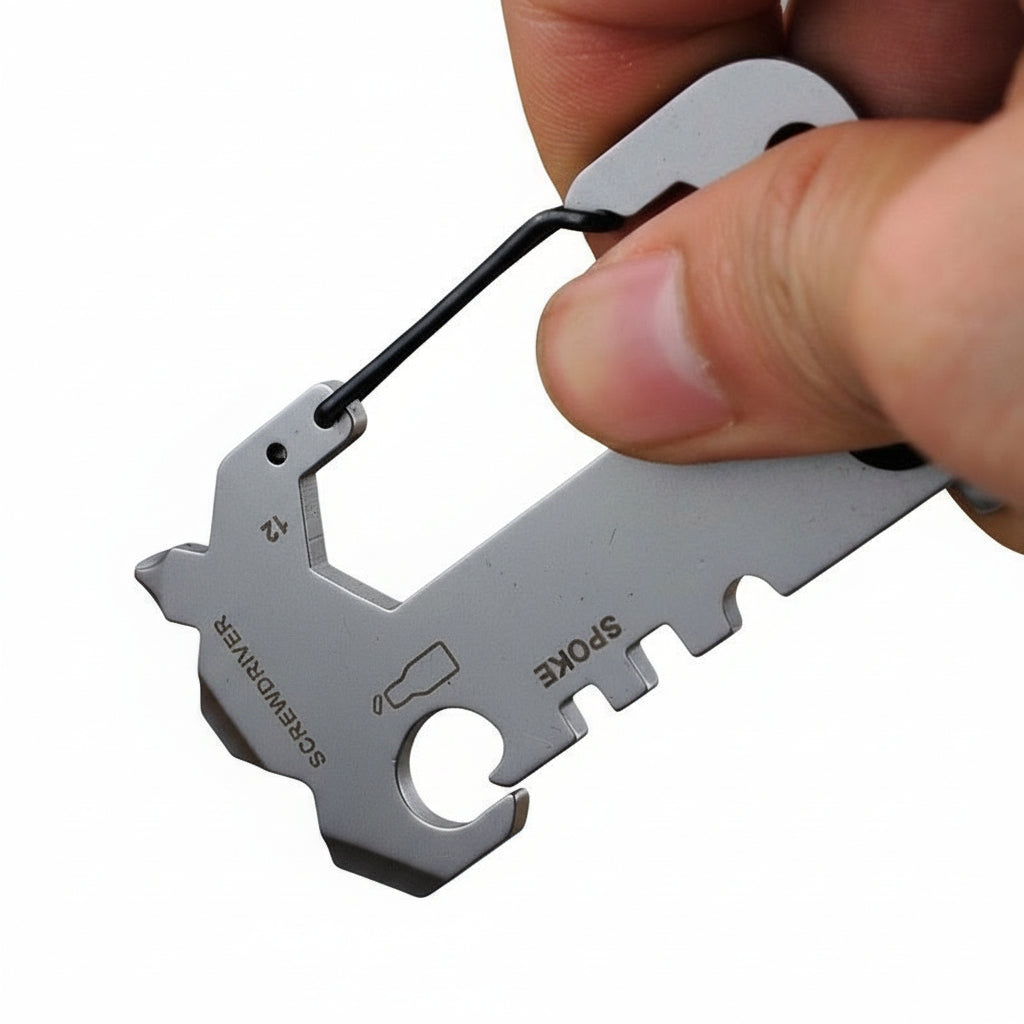 12-in-1 Compact Multi-Tool with Carabiner