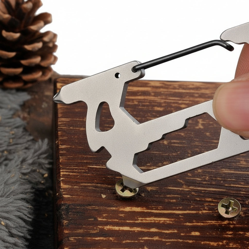 14-in-1 Outdoor Multi-Tool with Carabiner