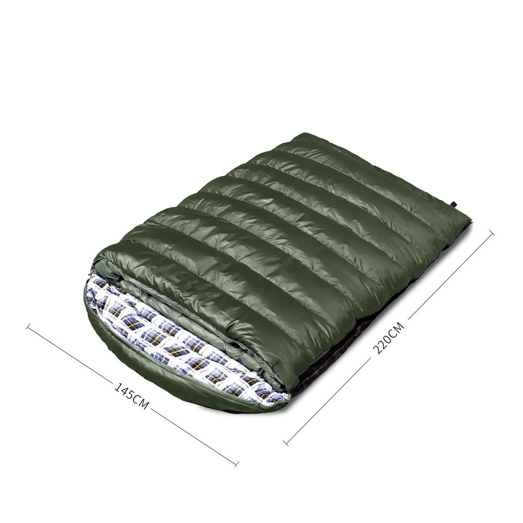 Double Sleeping Bag for Outdoor Camping and Hiking