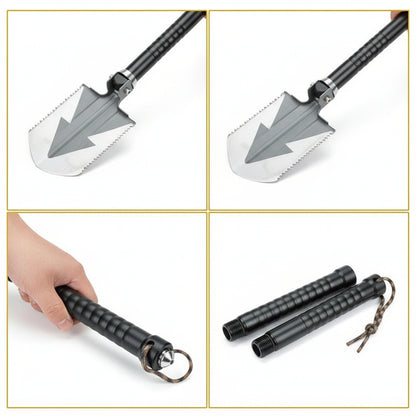 Multifunctional Folding Survival Shovel