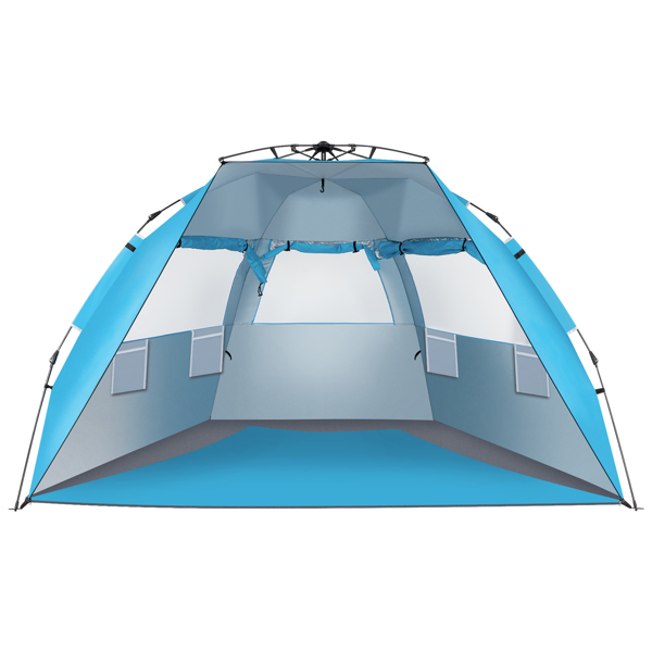 Quick-Open Outdoor Camping Tent with Fiberglass Poles